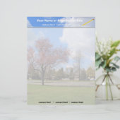 Schöne Frühlingslandschaftsfotos Briefkopf (Stehend Vorderseite)