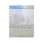 Schöne Frühlingslandschaftsfotos Notizblock (Rotiert)