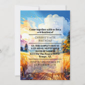 Schöne Frühlingsparty Prairie Geburtstagsparty Einladung (Vorderseite)