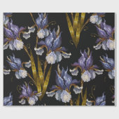 Schöne Frühlingsreize Stickerei nahtlos Patter Geschenkpapier (Flach)