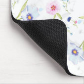 Schöne Frühlingswasserfarbe Blume von Schaufenster Mousepad (Ecke)