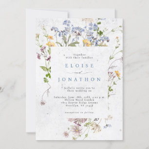 Schöne Frühlingswiesen-Gartenhochzeit I Einladung