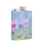 Schöne Frühlingswildblumen Flachmann (Rechts)