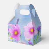 Schöne Frühlingswildblumen Geschenkschachtel (Rückseite)