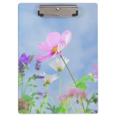 Schöne Frühlingswildblumen Klemmbrett (Vorderseite)
