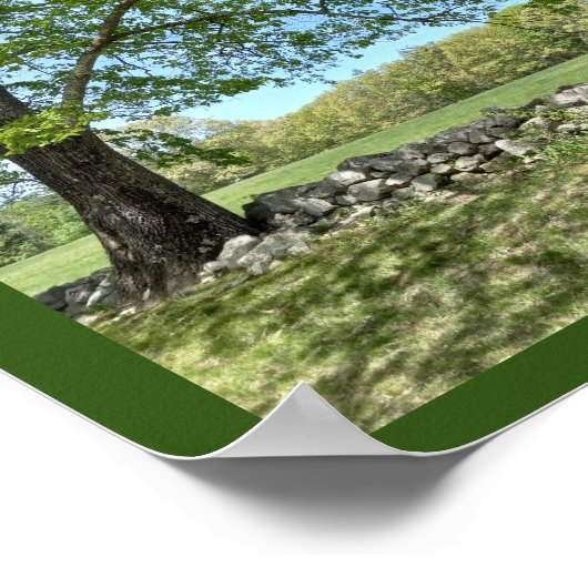 Schöne Frühlingszeitung Poster (Ecke)