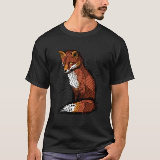 Schöne Fuchs Tier Schönheit T-Shirt (Vorderseite)