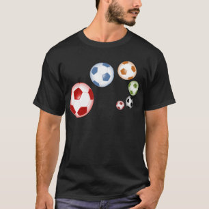 Schöne Fußball(Soccer)-Ball-Sammlung T-Shirt