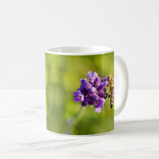 Schöne Fütternd Bienenkaffee-Tasse Kaffeetasse (VorderseiteRechts)