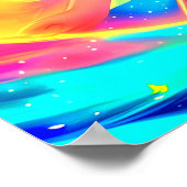 Schöne galaktische Prinzessin Poster (Ecke)