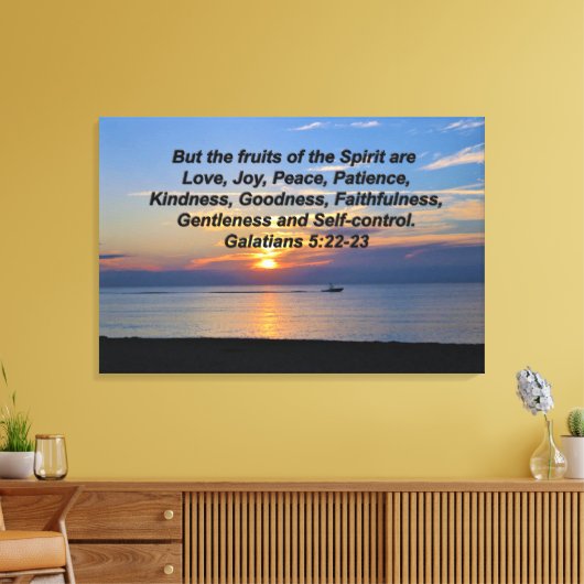 SCHÖNE GALATIANER 5 SUNRISE CANVAS DRUCKEN LEINWANDDRUCK (Insitu (Wohnzimmer))