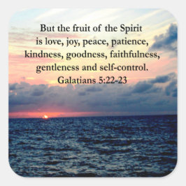 SCHÖNE GALATIANERFRÜCHTE DES SPIRITS QUADRATISCHER AUFKLEBER