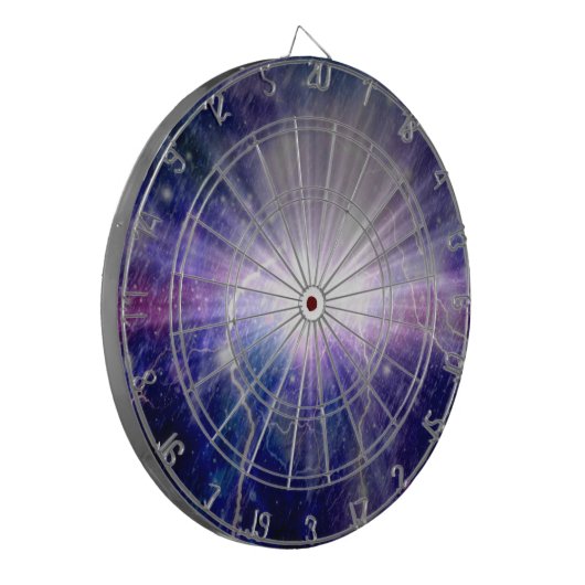 Schöne Galaxie 2 Dartscheibe (Vorderseite Links)