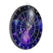 Schöne Galaxie Dartscheibe (Vorderseite Links)