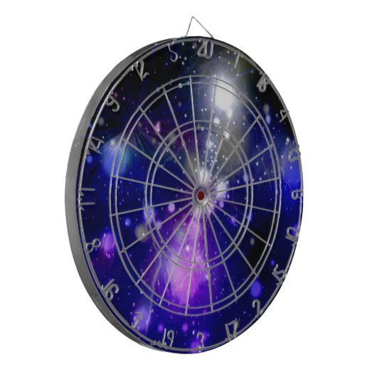 Schöne Galaxie Dartscheibe (Vorderseite Links)