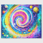 SCHÖNE GALAXIE GESCHENKPAPIER (Flach)