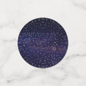 Schöne Galaxie, Sterne Konfetti (Klein Vorderseite)