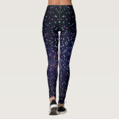 Schöne Galaxie, Sterne Leggings (Rückseite)