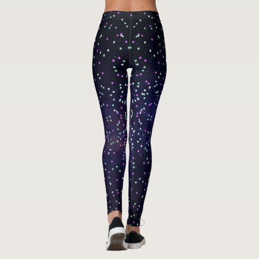Schöne Galaxie, Sterne Leggings (Rückseite)