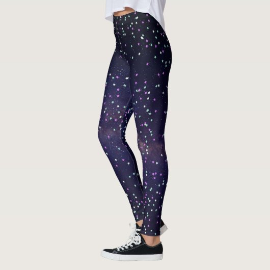 Schöne Galaxie, Sterne Leggings (Links)