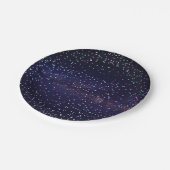 Schöne Galaxie, Sterne Pappteller (Schrägansicht)