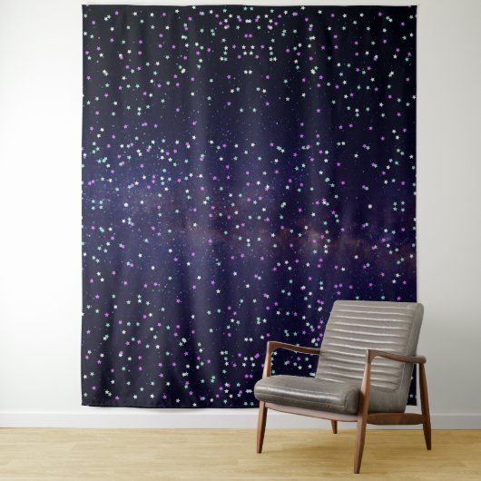 Schöne Galaxie, Sterne Wandteppich (Beispiel)