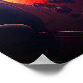 Schöne Galaxie Weltraumkosmisches Universum Poster (Ecke)