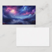 Schöne Galaxie Weltraumkosmisches Universum Visitenkarte (Vorne/Hinten)