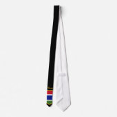 Schöne Gambia-Flagge Krawatte (Rückseite)