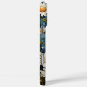 Schöne Gänge auf blauem Hintergrund Case-Mate iPhone Hülle (Rückseite / Rechts)