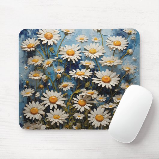 Schöne Gänge auf blauem Hintergrund Mousepad (Mit Mouse)