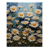 Schöne Gänge auf blauem Hintergrund Poster (Vorderseite)