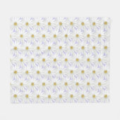 Schöne Gänseblümchen-Blumen Fleecedecke (Vorderseite (Horizontal))