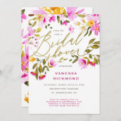 Schöne Garden Bridal Dusche Einladung (Vorne/Hinten)