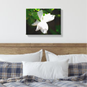 Schöne Gardenia-Blume Leinwanddruck (Insitu (Schlafzimmer))