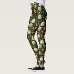 Schöne Gardenien Blumenbekleidung Schwangerschaft Leggings