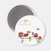 Schöne Gärten Magnet (Vorderseite/Rückseite)