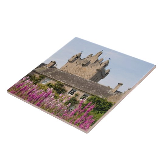 Schöne Gärten und berühmtes Schloss in Schottland  Fliese (Seite)