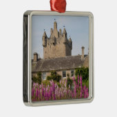 Schöne Gärten und berühmtes Schloss in Schottland  Silbernes Ornament (Rechts)