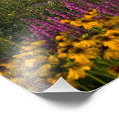 Schöne Gärten und das berühmte Schloss Fotodruck (Ecke)