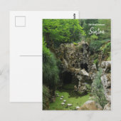 Schöne Gärten von Quinta da Regaleira Postkarte (Vorne/Hinten)