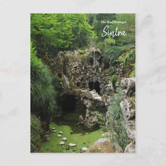 Schöne Gärten von Quinta da Regaleira Postkarte (Vorderseite)