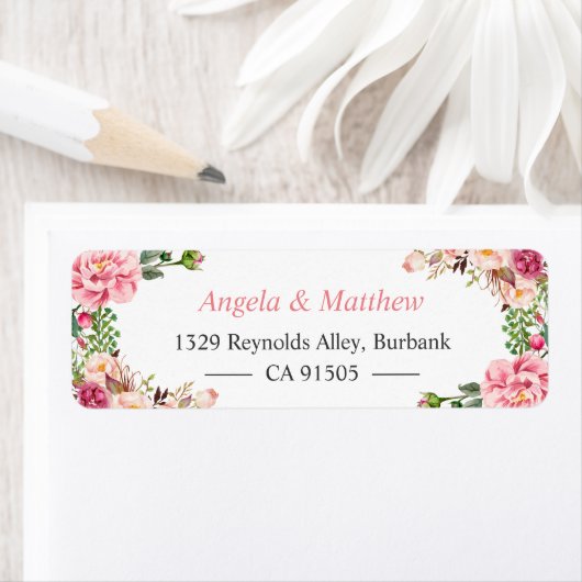 Schöne Gartenanlage Blumenrap Personalisiert (Insitu)