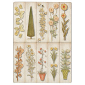 Schöne Gartenanlage Pflanze Klemmbrett (Rückseite)