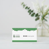 Schöne Gartenanlage Wartung Visitenkarte (Stehend Vorderseite)