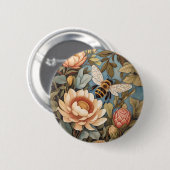 Schöne Gartenbäume mit Protea-Blume Button (Vorne & Hinten)