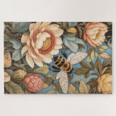 Schöne Gartenbäume mit Protea-Blume Puzzle (Horizontal)