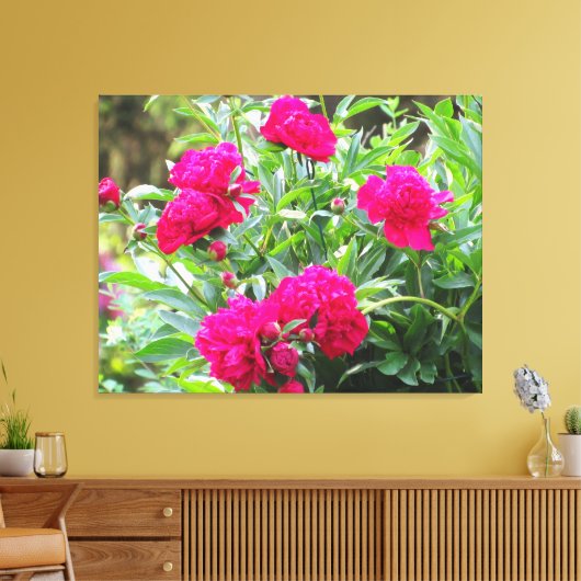 Schöne Gartenkunst Leinwanddruck (Insitu (Wohnzimmer))