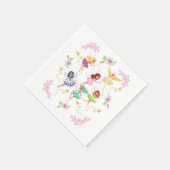 Schöne Gartenmöbel Papier Napkins Serviette (Ecke)