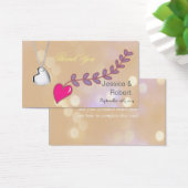 Schöne Gastgeschenk Hochzeit aus rosa und silberfa (Schreibtisch)